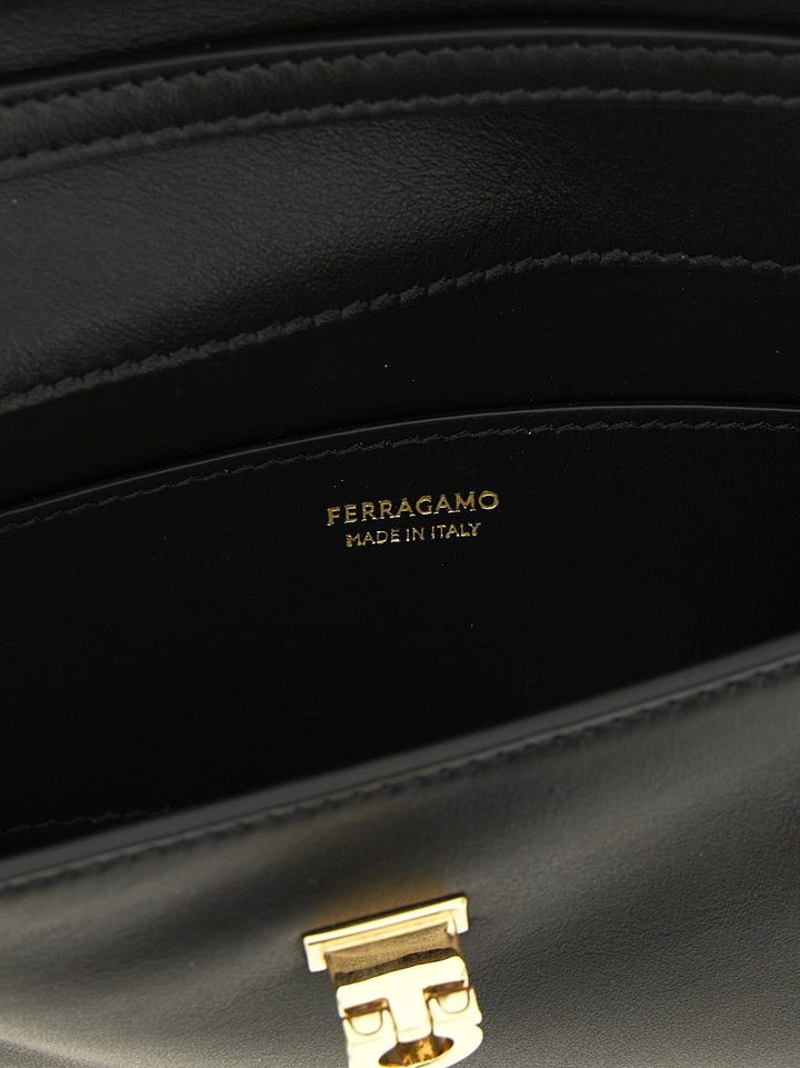 Ferragamo Harley Clutch - Nero | aa5b5f575f9f567e0000000b9d21b998ed00838f