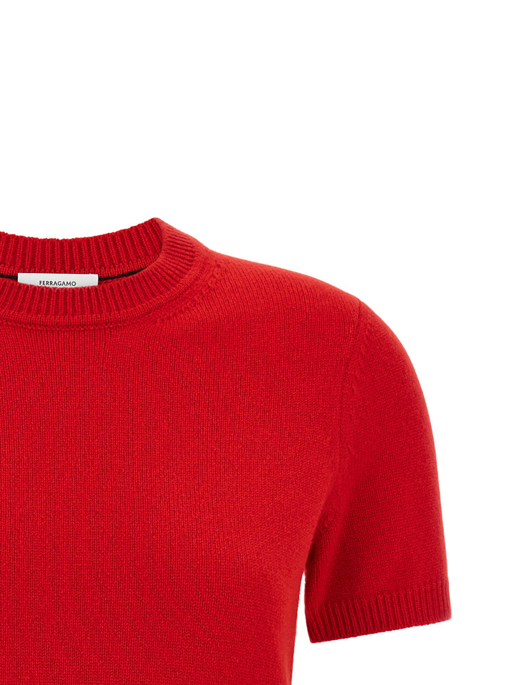 Ferragamo Gancini T shirt - Rosso | 889c7cd8da9258da21ecbe7982524b1f95224cfb