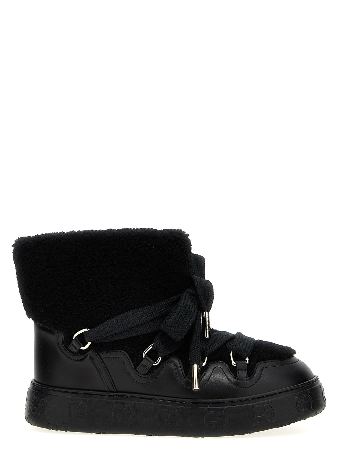 Gucci Teddy Ankle Boots Stivali e Stivaletti - Nero | 99b05fa0abd079c0892380655022f6a27d7c923a