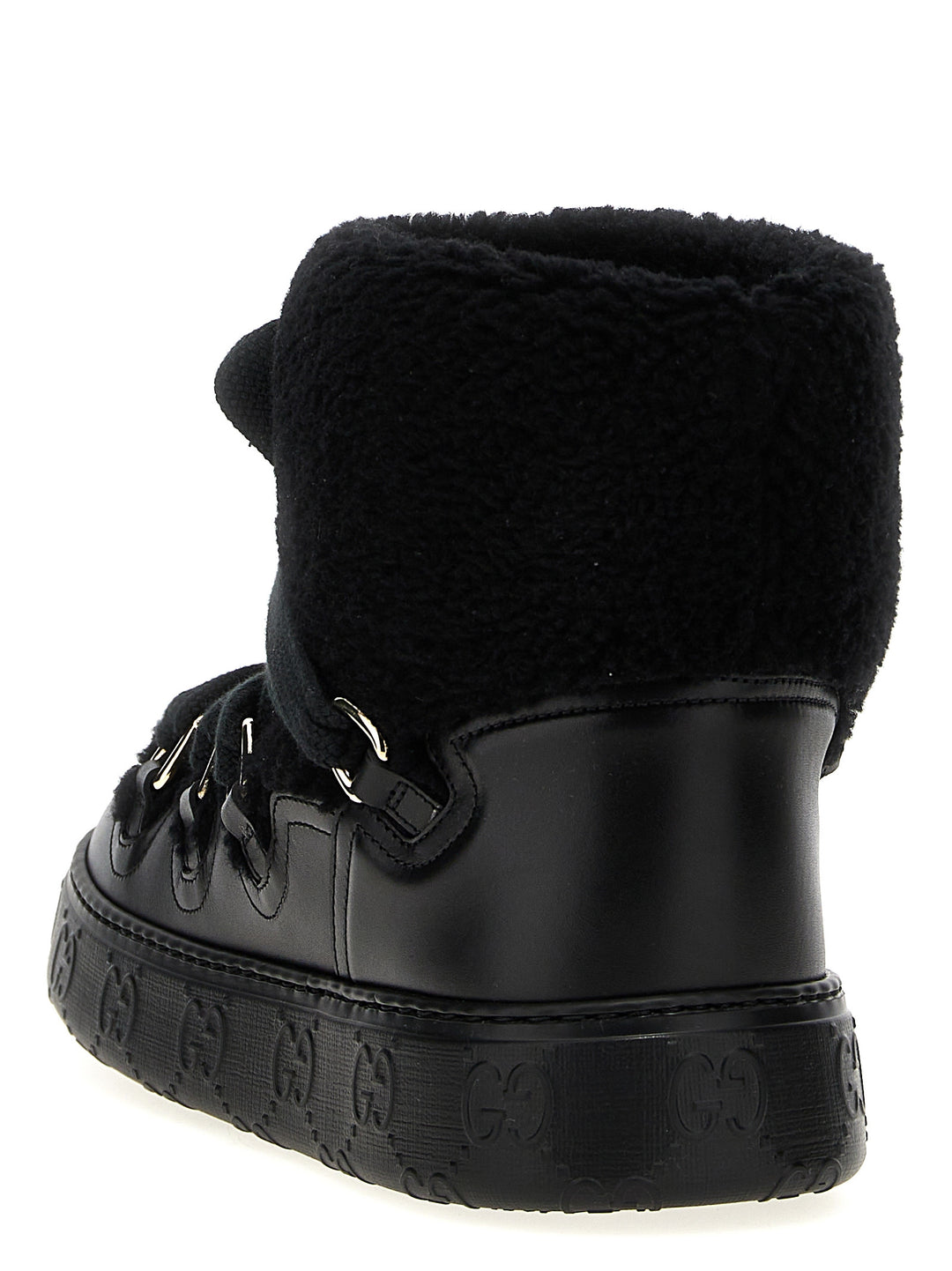 Gucci Teddy Ankle Boots Stivali e Stivaletti - Nero | 0e73d4b47f9913cd460faaa83b1f6889b6d0ccd3