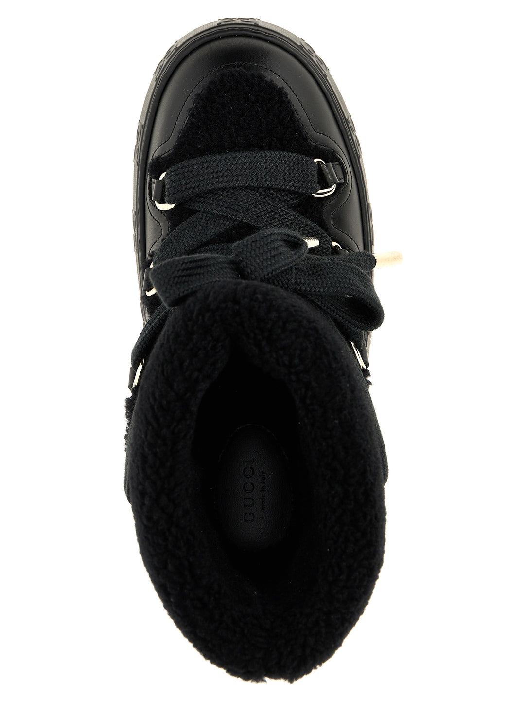 Gucci Teddy Ankle Boots Stivali e Stivaletti - Nero | a5ea47e8b7ac005c631d38fdb93e21003dae3b87