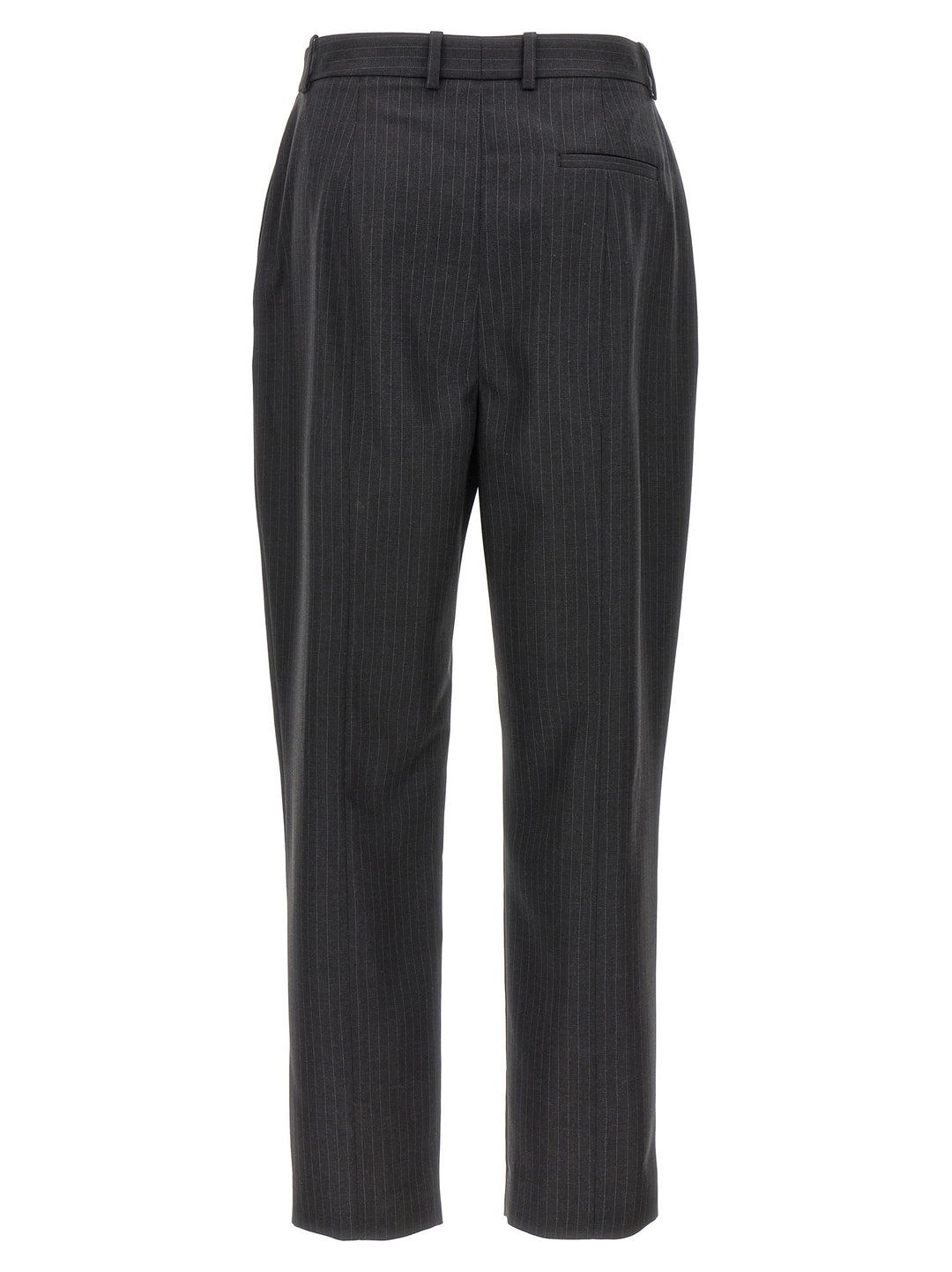 Mcqueen Pinstripe Pantaloni - Grigio | d5b1b4536be042919e074376c24f7278f7ba37dc