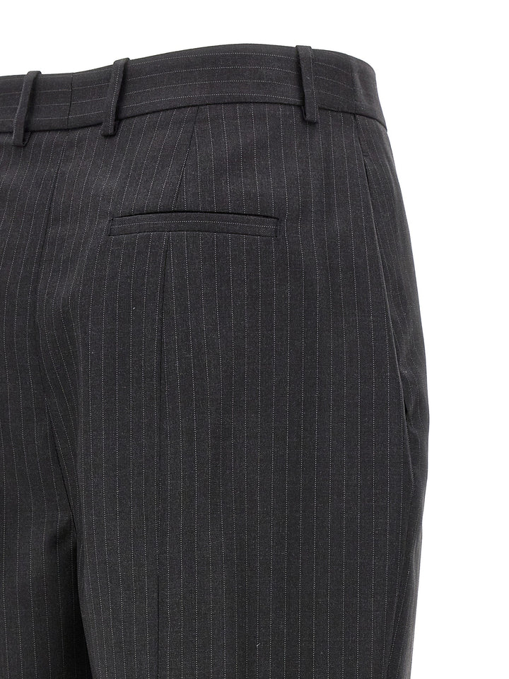 Mcqueen Pinstripe Pantaloni - Grigio | 39ee175137445009dd7cd0e4ea4462dbb1dce8bd