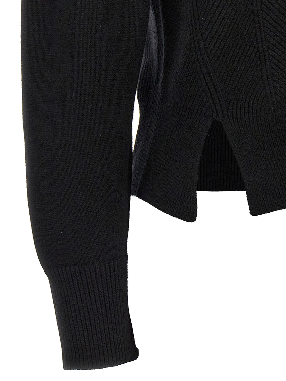 Mcqueen Chevron Corset Maglioni - Nero | 1351c195dcf8219b99994557c51f6e034b35a214