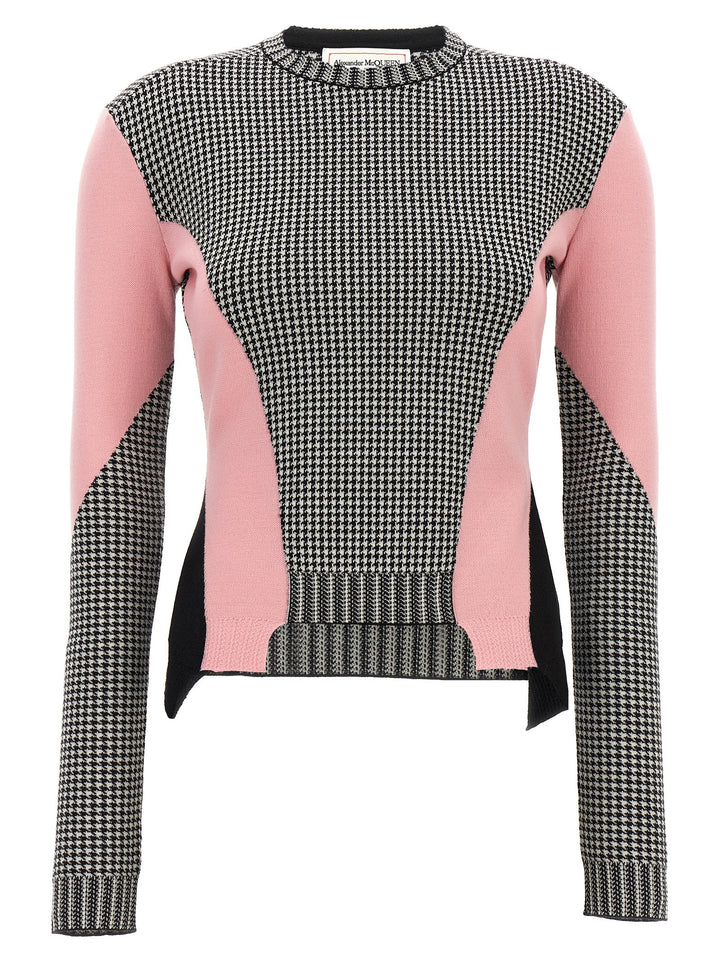 Alexander Mcqueen Houndstooth Sweater Maglioni - Multicolor | 0588d6b06c851d660ba071ea8ed14dd18ffdf8ec
