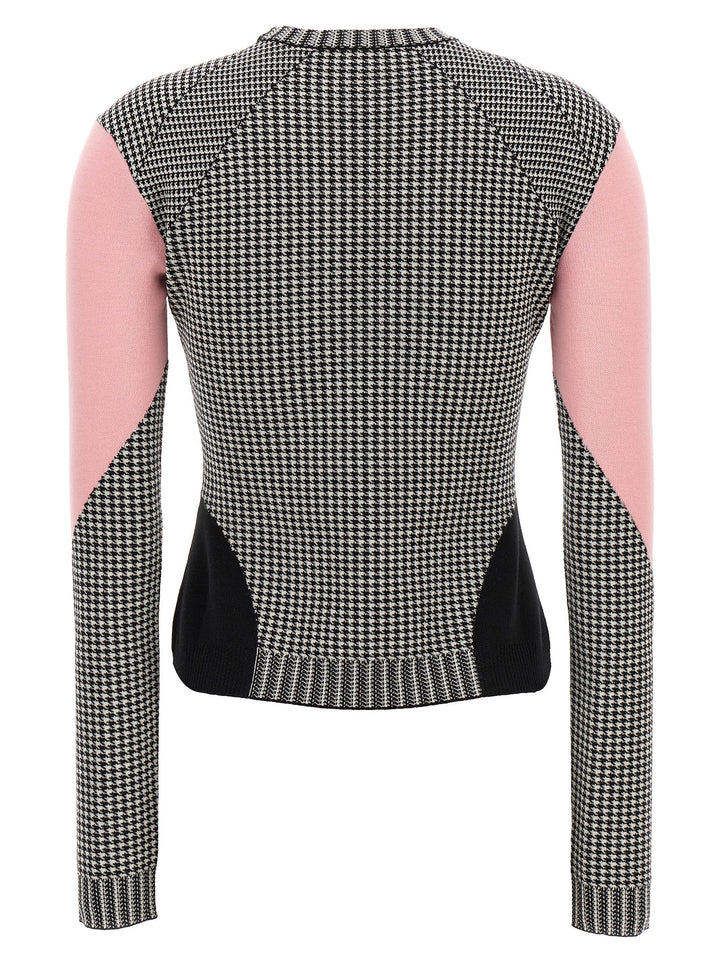 Alexander Mcqueen Houndstooth Sweater Maglioni - Multicolor | 7acc89278cf719a3338dadf1113e636732b3cd1c