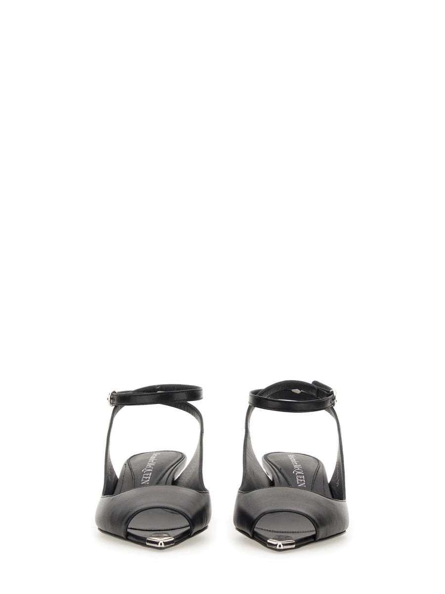 Alexander McQueen Sandali - Nero | Wanan Luxury
