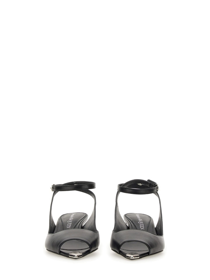 Alexander McQueen Sandali - Nero | Wanan Luxury