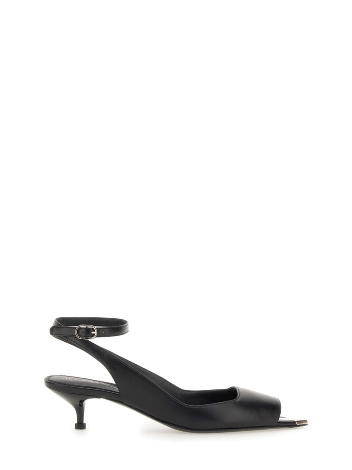 Alexander McQueen Sandali - Nero | Wanan Luxury