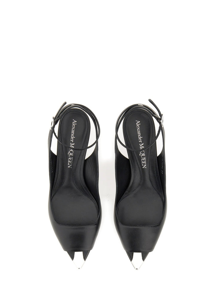 Alexander McQueen Sandali - Nero | Wanan Luxury