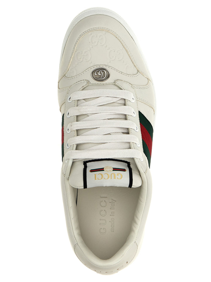 Gucci Screener Sneakers - Bianco | 3fb5e0431d05da581005195e3bc415db8add7213