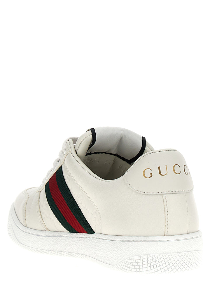 Gucci Screener Sneakers - Bianco | 210028b30a614b0844edea7218e1f901e83c5db5