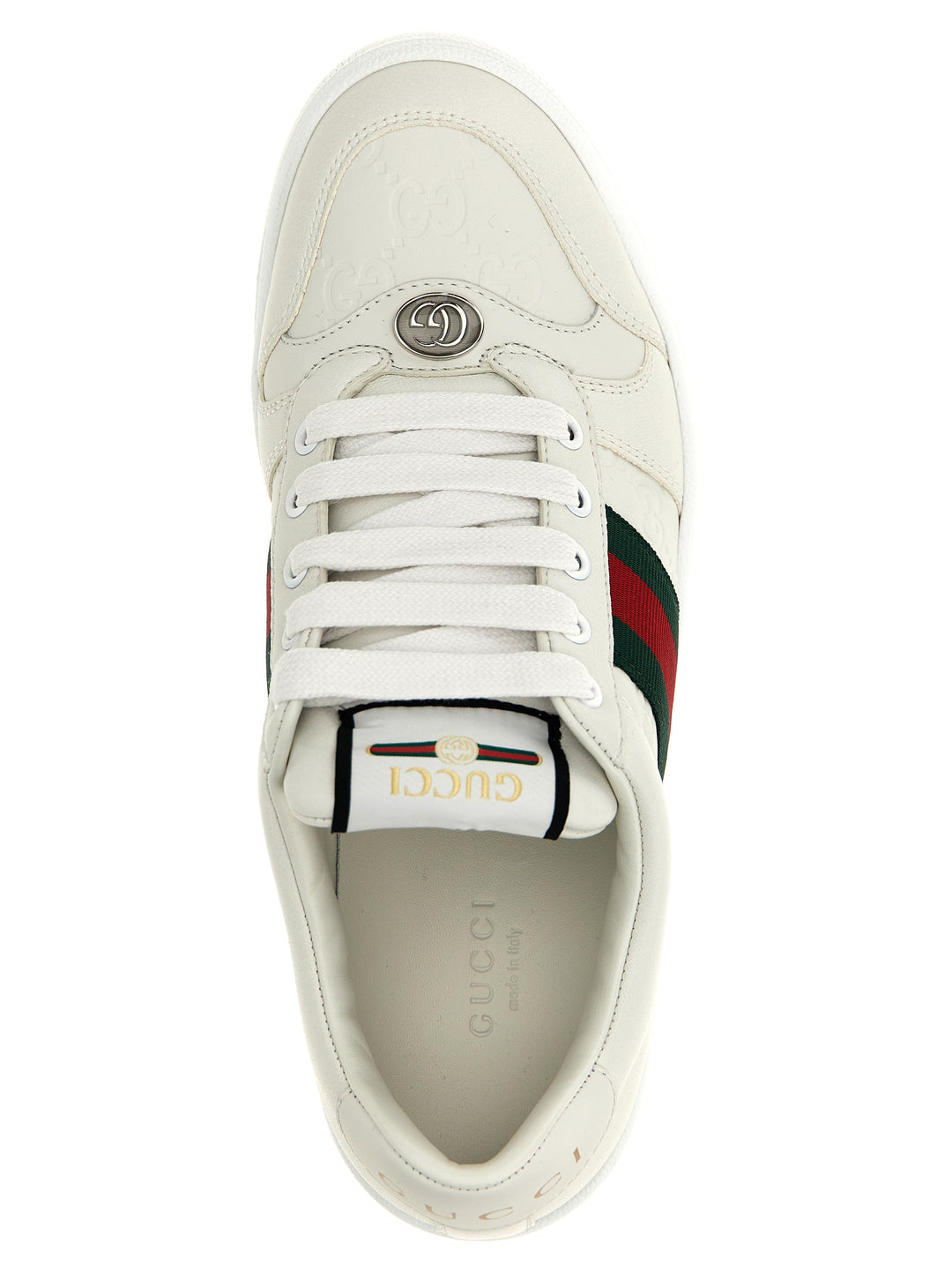 Gucci Screener Sneakers - Bianco | 675eb2824a44a6c565273a14f2107a888754d1d8