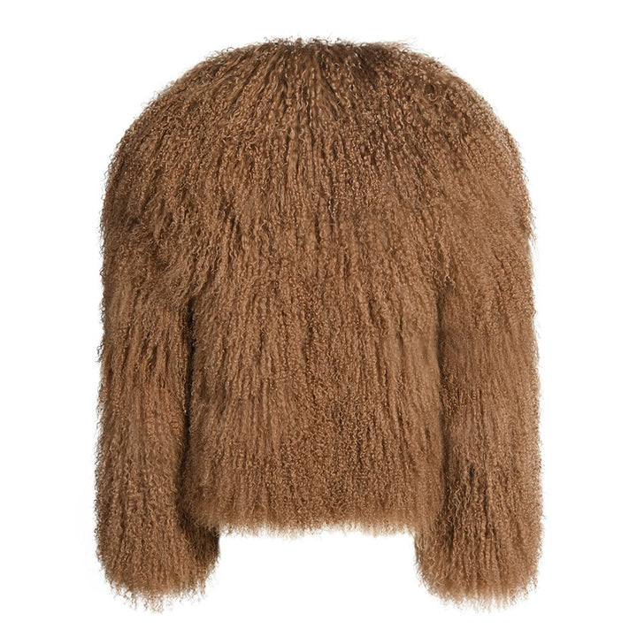 Cappotto Loyenne Camel in Mongolia