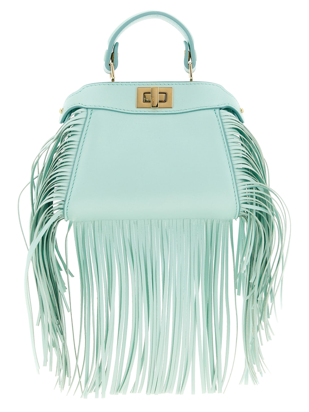 Fendi Nano Peekaboo Borse a Mano - Verde | 893fc23430204134a8fe4907a2ed86c8dbd74c11