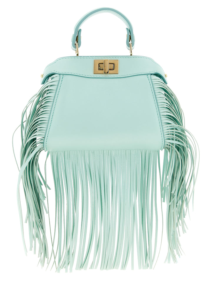 Fendi Nano Peekaboo Borse a Mano - Verde | 893fc23430204134a8fe4907a2ed86c8dbd74c11