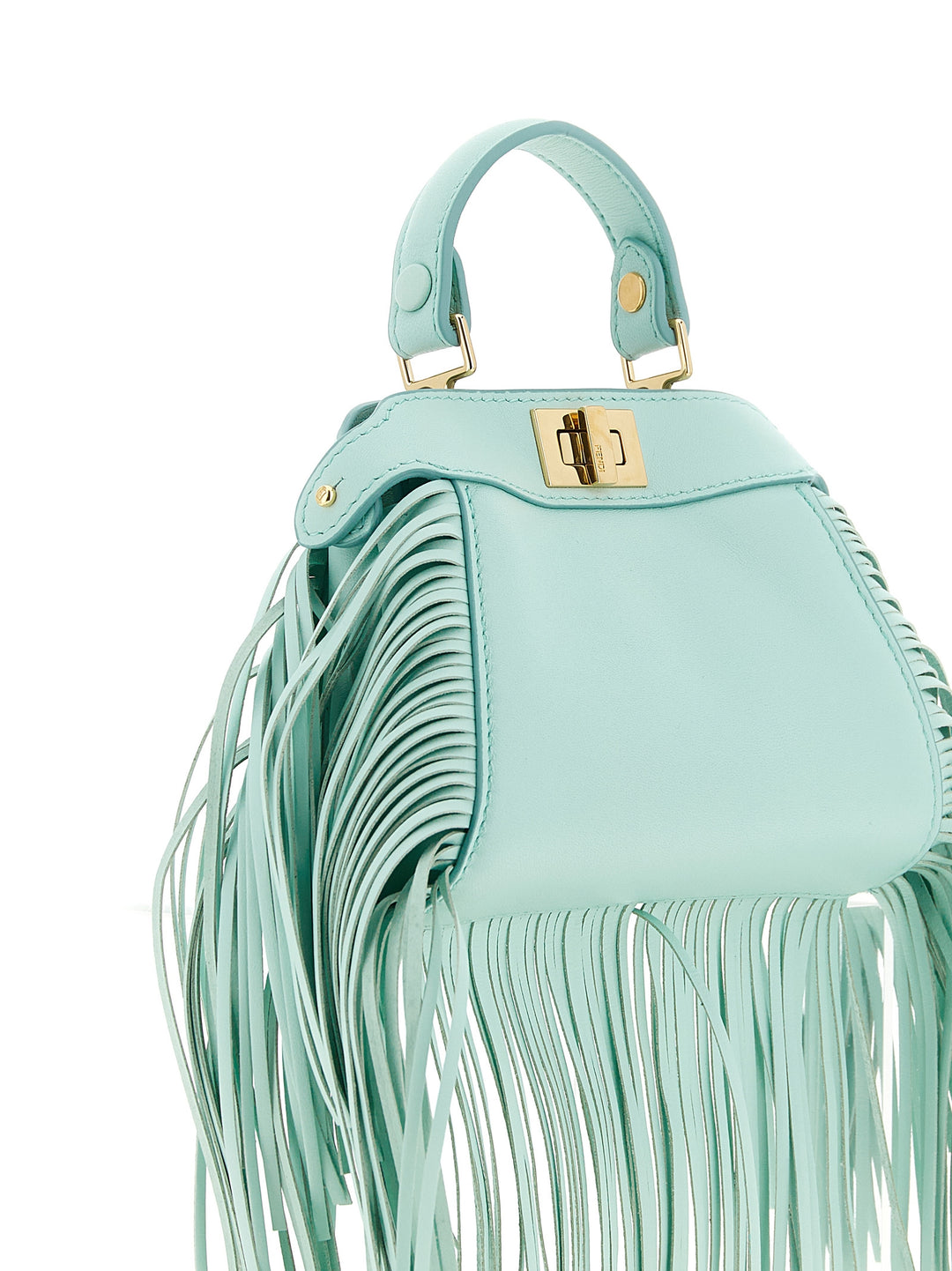 Fendi Nano Peekaboo Borse a Mano - Verde | 80512b1c1f1a660673fc83207f094475140dc380