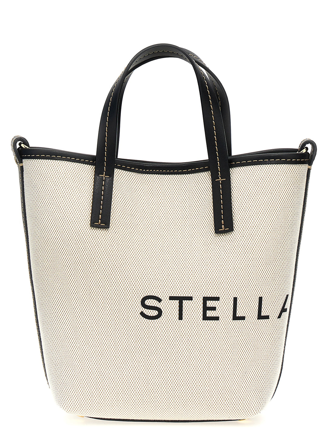 Stella Mccartney Logo Shopping Bag Tote - Beige | b248cbd6054a9ec1c86dd612d5b471e364c03de6