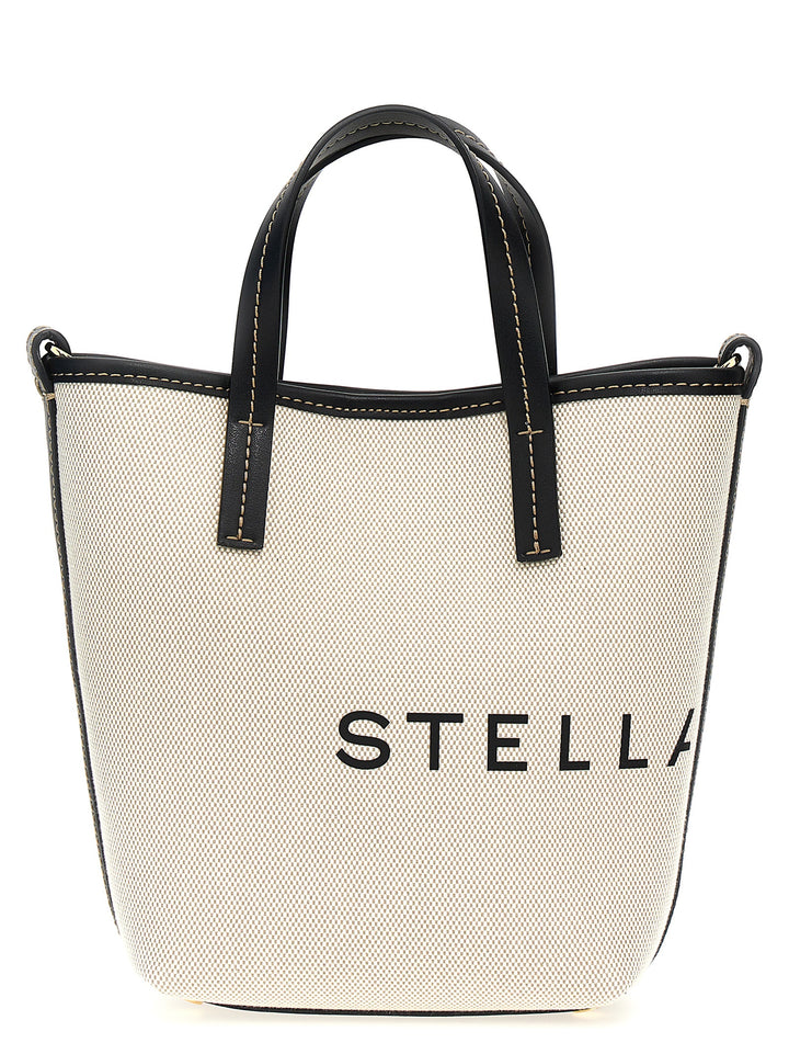 Stella Mccartney Logo Shopping Bag Tote - Beige | b248cbd6054a9ec1c86dd612d5b471e364c03de6