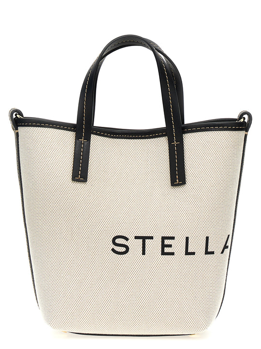 Logo Shopping Bag Tote Beige