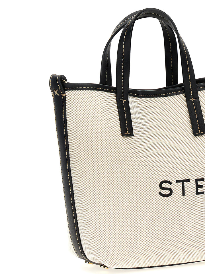 Stella Mccartney Logo Shopping Bag Tote - Beige | 774616e35a6844959fc121c35aa93920439d5e23