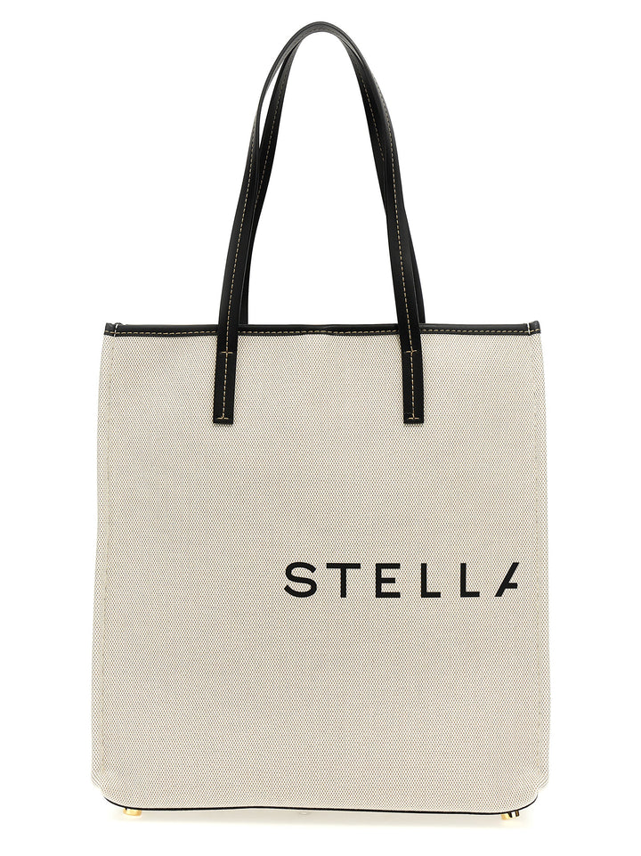 Stella Mccartney Logo Shopping Bag Tote - Beige | a332cea80fa528ce84381b0f6b16ba5ae4a1020f