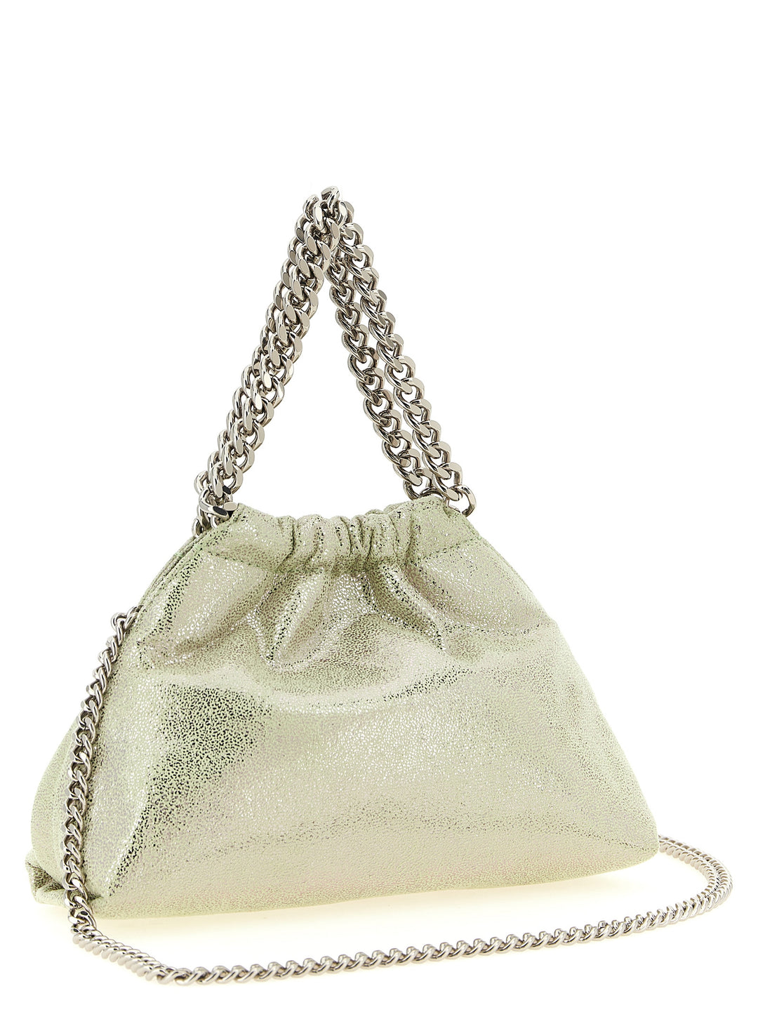 Stella Mccartney Falabella Mini Drawstring Borse a Mano - Verde | 1fb1a536dd979cccc3efb473ff5e910577e9db4f