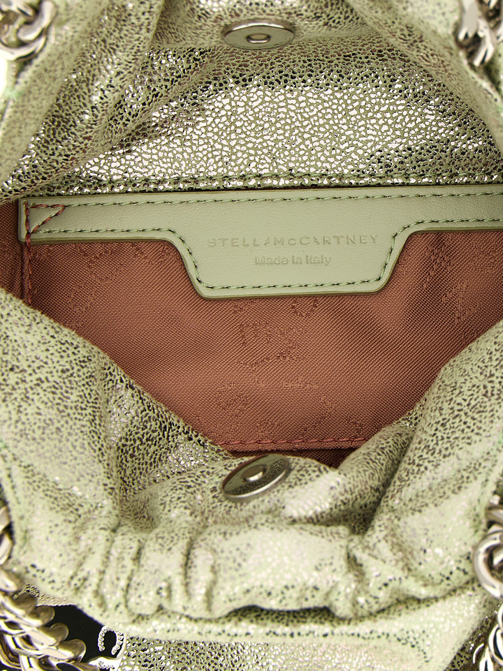 Stella Mccartney Falabella Mini Drawstring Borse a Mano - Verde | f3164bede6075f7c7a5f13c773549d56776d1f4d