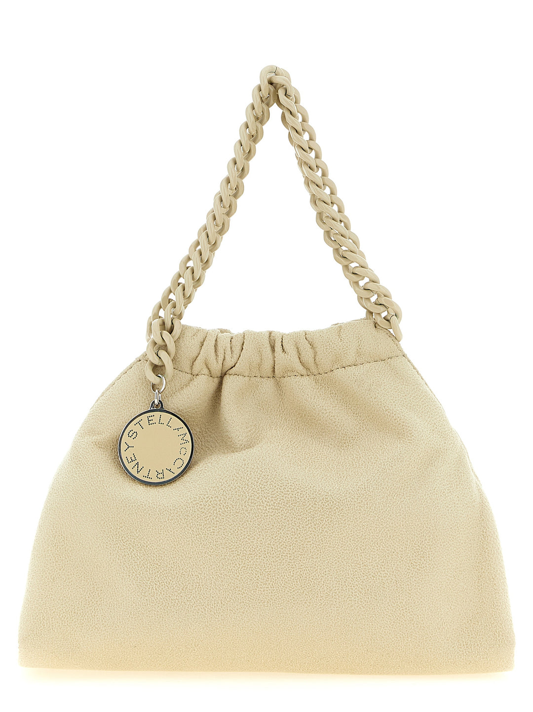 Stella Mccartney Falabella Mini Drawstring Borse a Spalla e Tracolla - Beige | 2e87a6e0f58f23493afe93f12070651bec452937