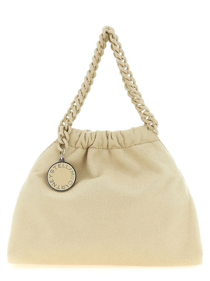 Stella Mccartney Falabella Mini Drawstring Borse a Spalla e Tracolla - Beige | 2e87a6e0f58f23493afe93f12070651bec452937