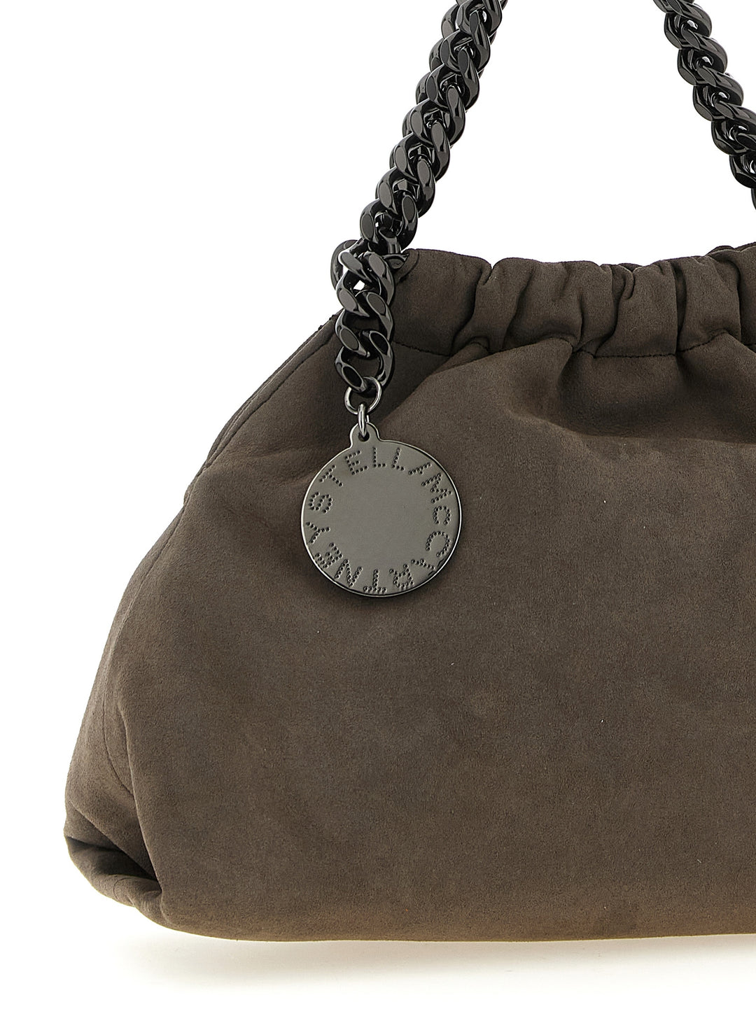 Stella Mccartney Falabella Mini Drawstring Borse a Tracolla - Grigio | d131004114455a41808adb94160e13cb4b996db6