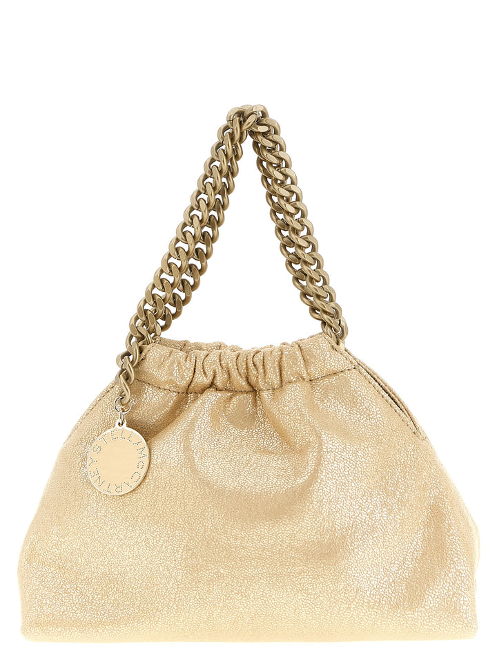 Stella Mccartney Falabella Mini Drawstring Borse a Tracolla - Oro | ed082f3f5be47b0a672c449cd72f478a00ffcedd