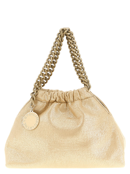 Falabella Mini Drawstring Borse A Tracolla Oro