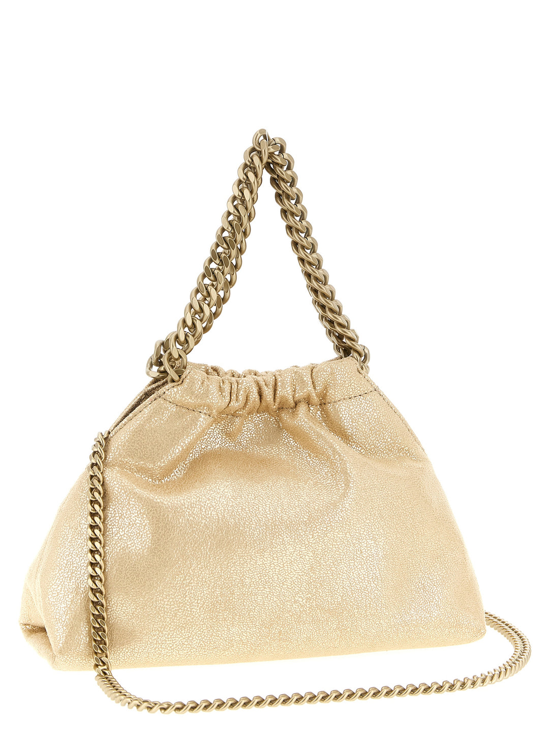 Stella Mccartney Falabella Mini Drawstring Borse a Tracolla - Oro | 604aaac82860203380932e16710798ca7d2ccc72
