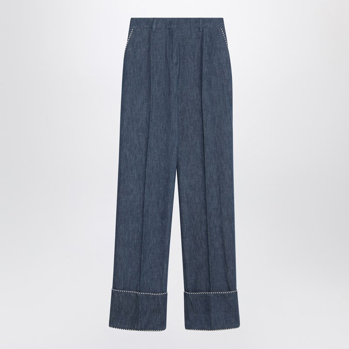 Valentino Pantaloni - Blu | 3d4faec2932ade89bb291b55386aa1ee1384f674