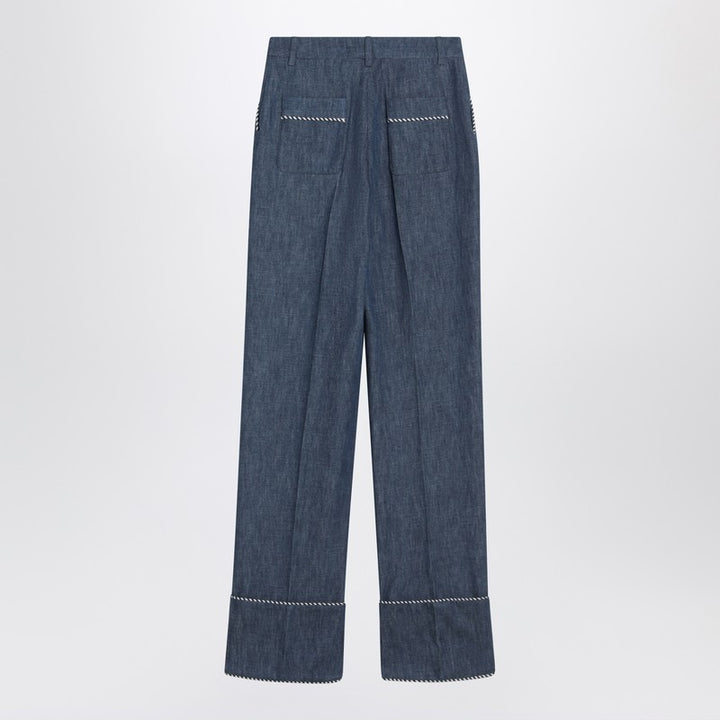 Valentino Pantaloni - Blu | c82243b963e399eebbb218975685a33e64878cde