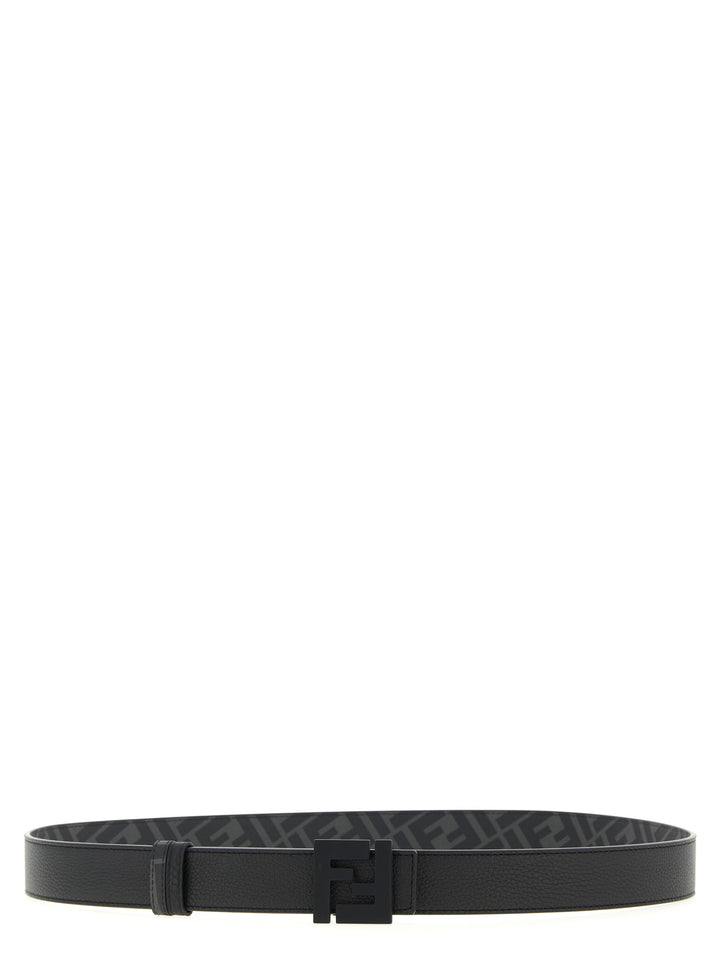 Fendi Reversible Leather Belt Cinture - Nero | c1a8c6ecbec0f1577f657ef8b921ce6e9b6e487b