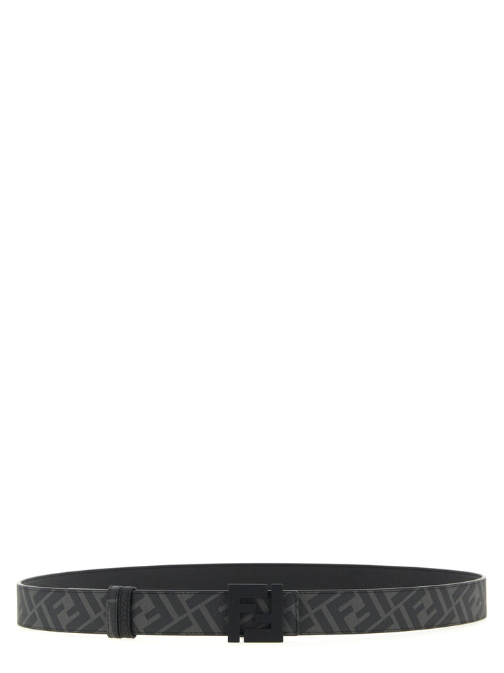 Fendi Reversible Leather Belt Cinture - Nero | 200856c5f1c5f740bb54bb86168d03bd4e753b7b