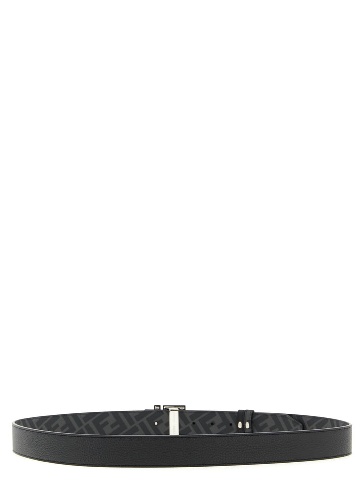 Fendi Reversible Leather Belt Cinture - Nero | 3b7c7738124c366246b0e2266794279c2901c7ef