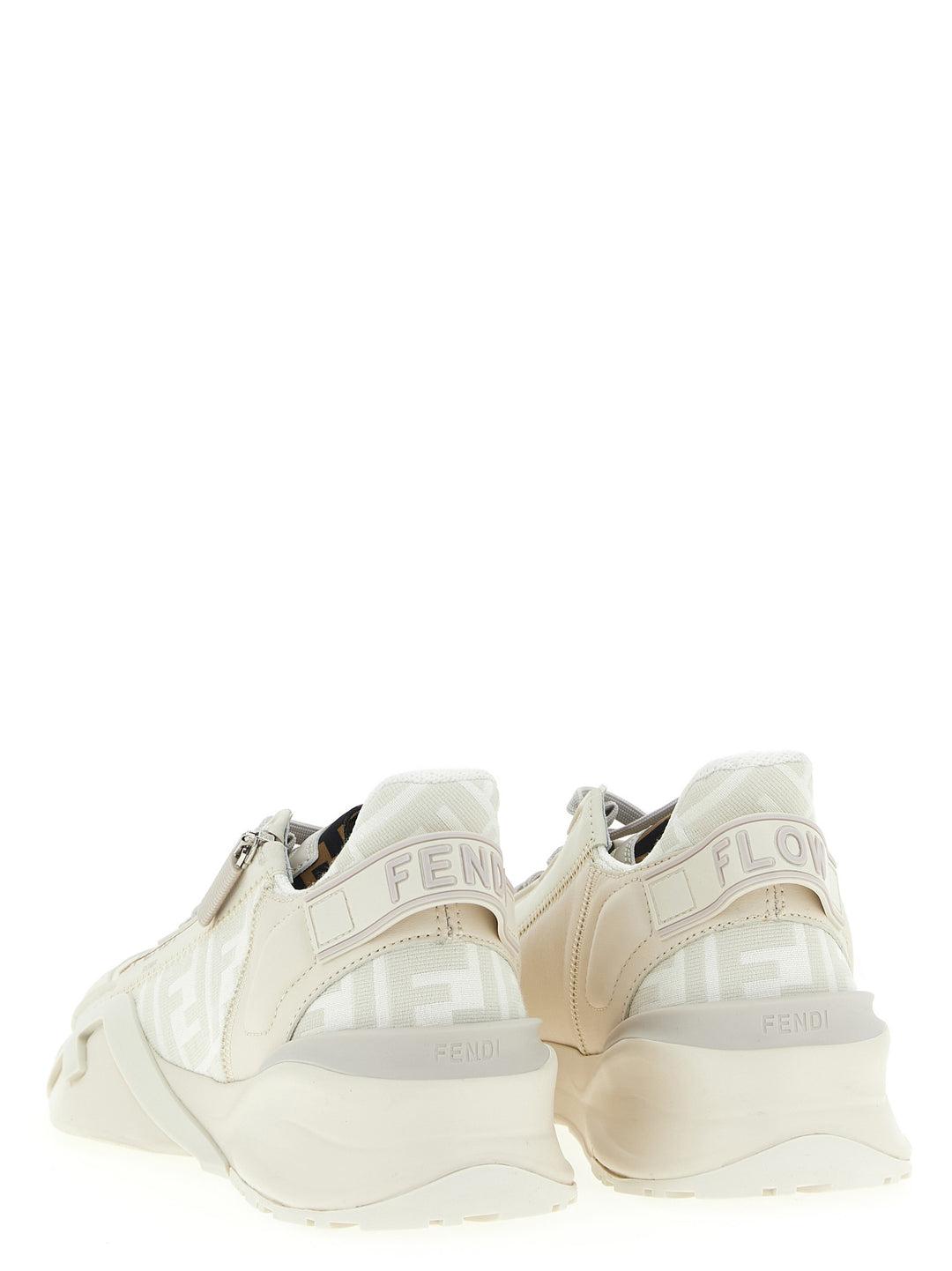 Fendi Fendi Flow Sneakers - Bianco | 294f3736fd8b3b2a44dd044880d845eb13f81fbe