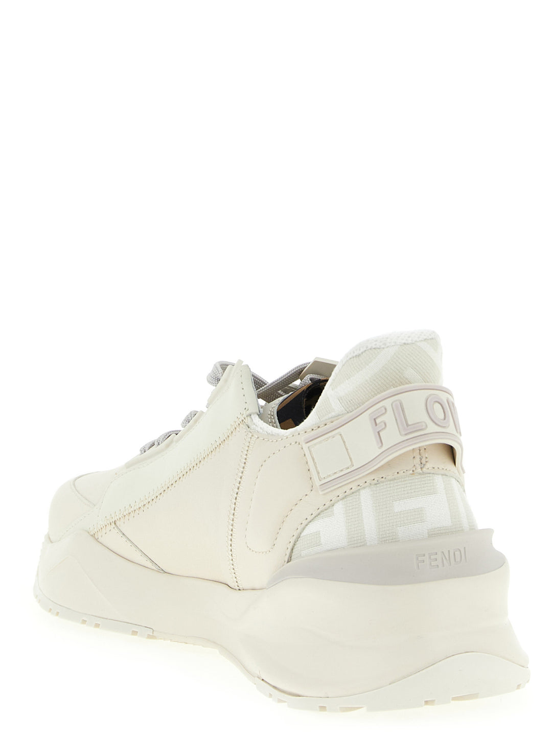 Fendi Fendi Flow Sneakers - Bianco | 3be2429caba3c8848f4218e843c1a8ac66c2df26