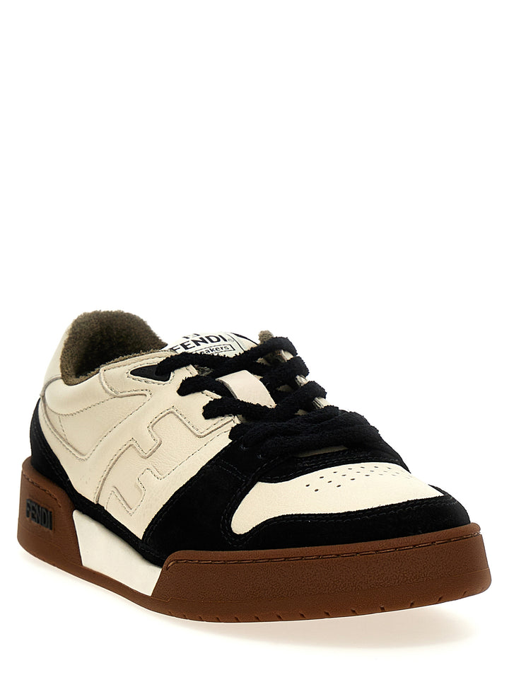 Fendi Fendi Match Sneakers - Bianco/Nero | 8a1f066ae2a50b8bca7a5e7bb2fbf2203dfec09a