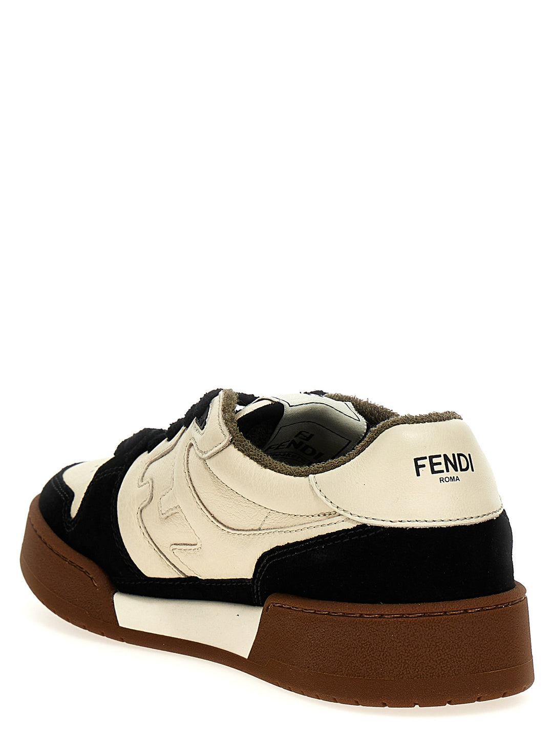 Fendi Fendi Match Sneakers - Bianco/Nero | e8fa8b32171fe92f6de0fc1b043fdbc3d89283a6