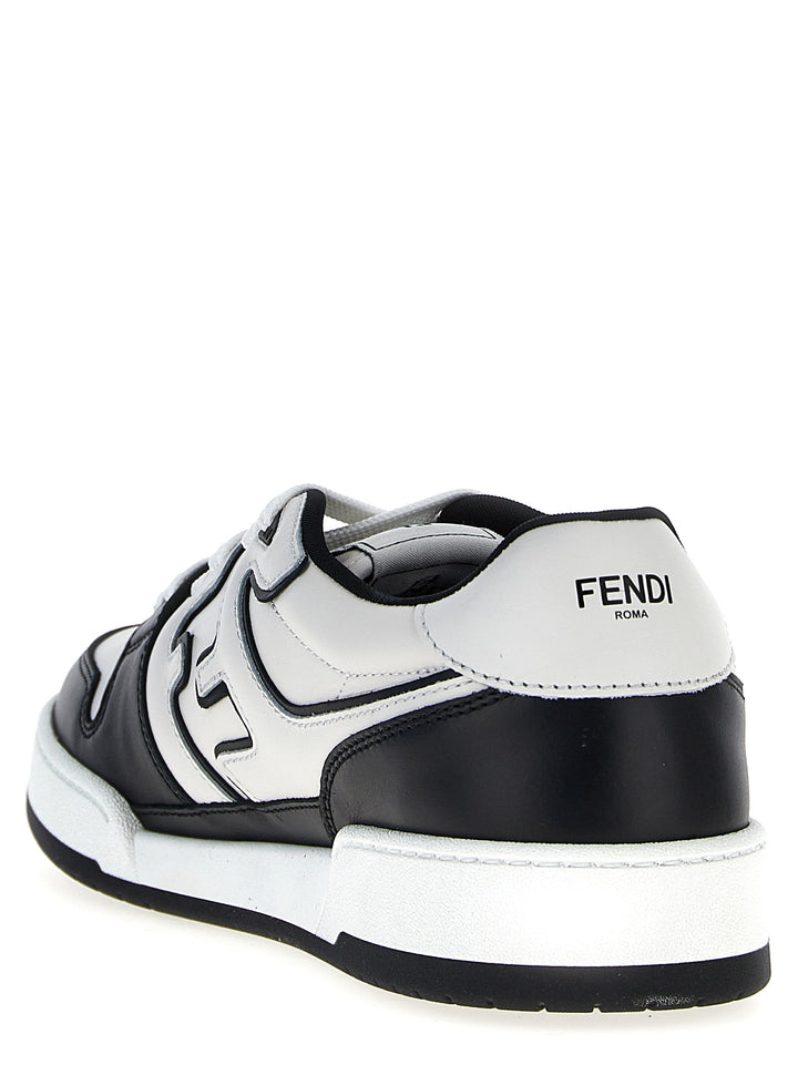 Fendi Fendi Match Sneakers - Bianco/Nero | a46b03c1859f2c6dd5a6fef46838e568c473e526