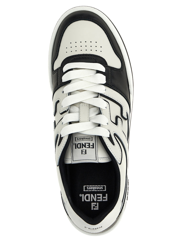 Fendi Fendi Match Sneakers - Bianco/Nero | 5ee14ae4fc690b6611a856cdb3f18e7339e0862b