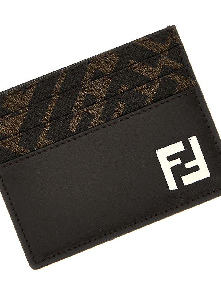 Fendi Squared Ff Portafogli - Marrone | ce2b0deab0aababc61eb0146520ee5ea06a6df7e