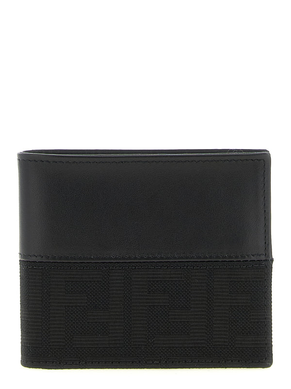 Ff Jacquard Portafogli Nero