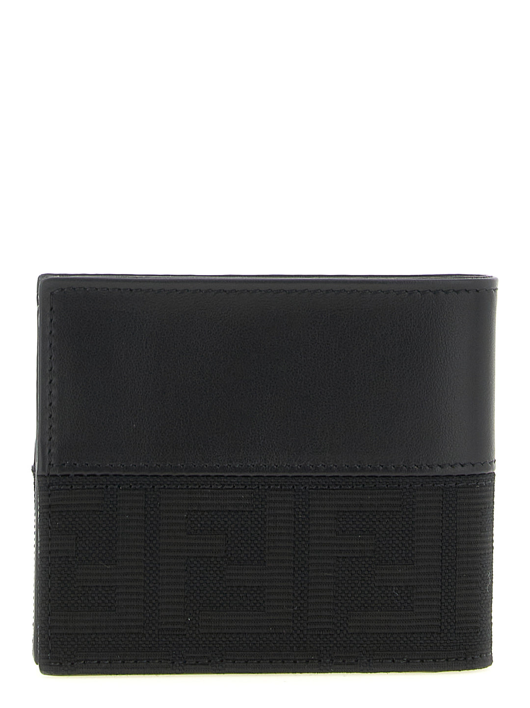 Fendi Ff Jacquard Wallet Portafogli - Nero | e1a80f336342d8177cf787586fe144bb3e7628f0