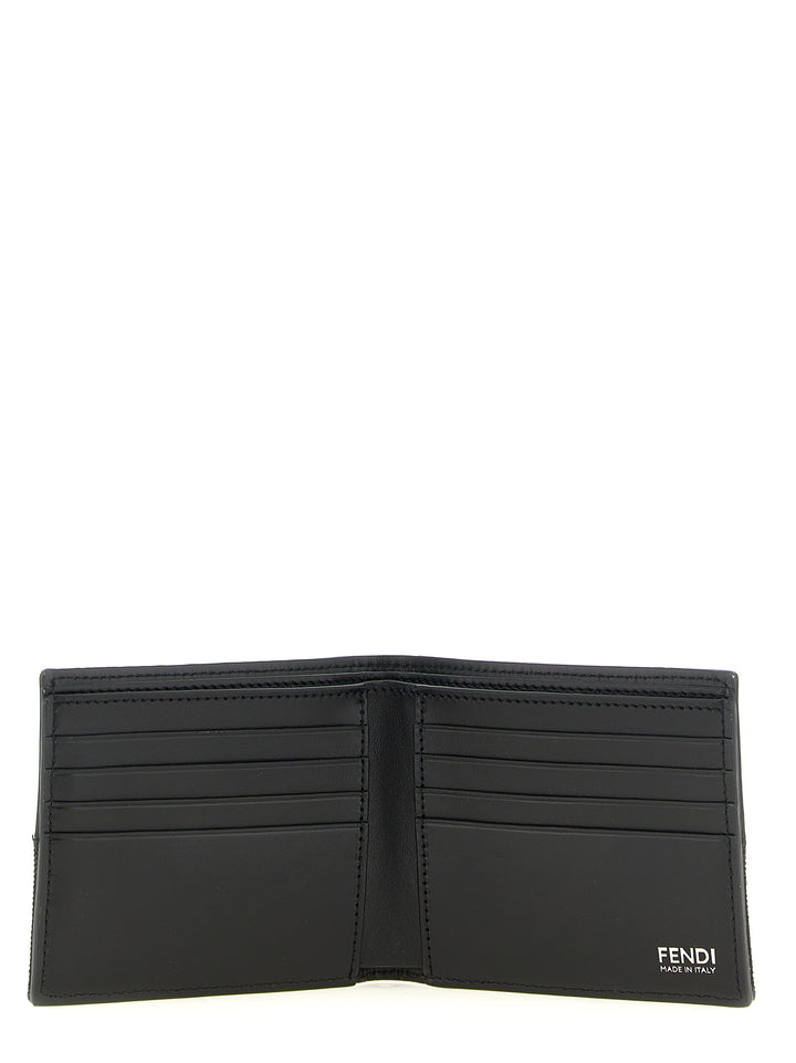 Fendi Ff Jacquard Wallet Portafogli - Nero | 5adc9209a4cf2e779ec46ab338b589c61dc5eda6