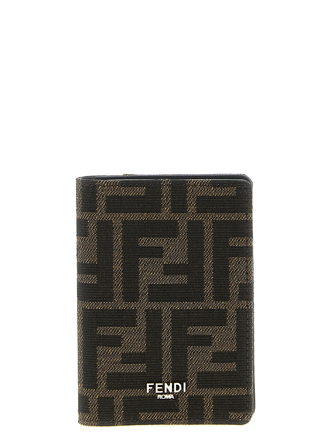 Fendi Ff Card Case Portafogli - Marrone | 8e03263c236953d15627a92d46a73b0514ef8046